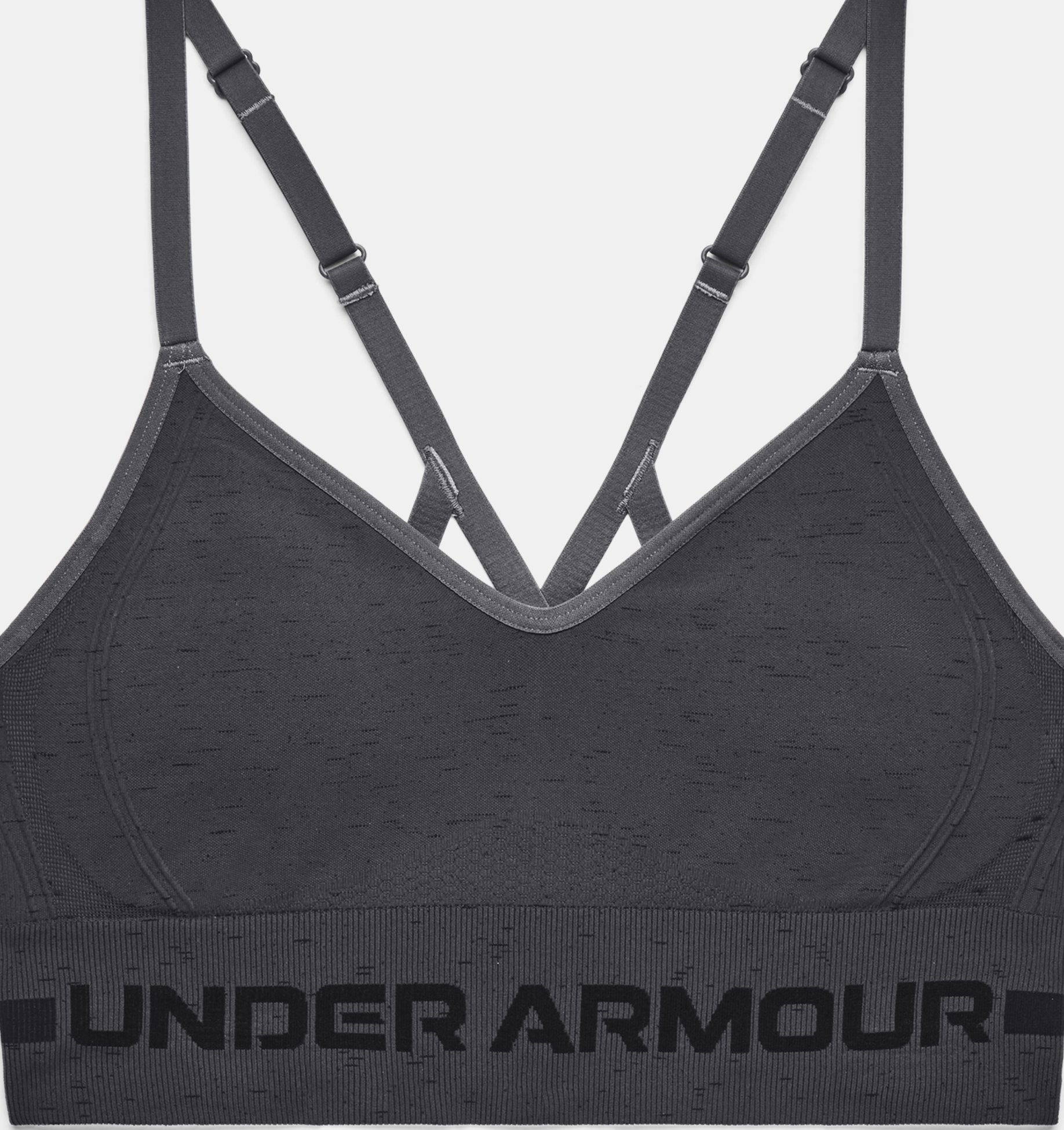 Under Armour UA Seamless Low Long Heather Sports Bra 1357719-899